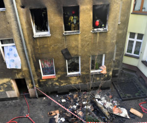 Szczecin: Pożar na Jagielońskiej