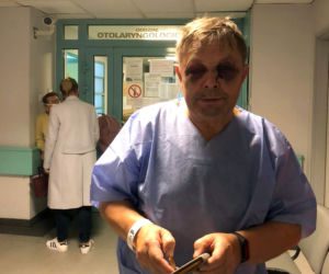 Bronił pasażerów, więc go skatowali