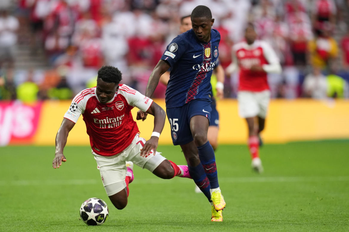 Liga mistrzów. Mecz PSG - Arsenal