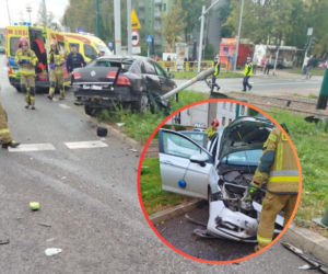 Cztery osoby poszkodowane po zderzeniu z radiowozem. Policja bada sprawę