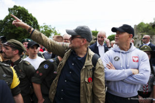 Prezydent RP Karol Nawrocki podczas trekkingu z harcerzami, młodzieżą i społecznikami pod hasłem Szlak Pamięci w Cassino