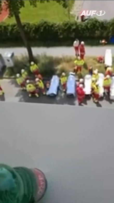 Strzelanina w szkole w Austrii. Przerażające nagrania