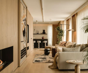 Artystyczny apartament na Powiślu - projekt modeko.studio