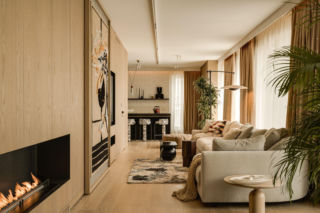 Artystyczny apartament na Powiślu - projekt modeko.studio