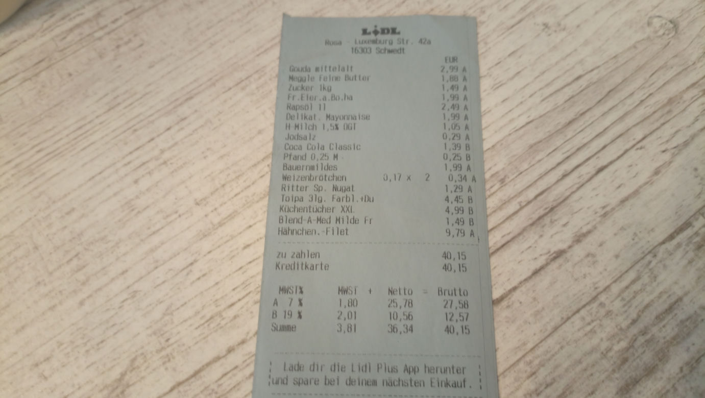 Ile kosztowały zakupy w Niemczech?