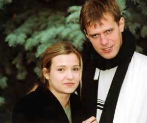 M jak miłość. Małgosia (Joanna Koroniewska), Michał Łagoda (Paweł Okraska)