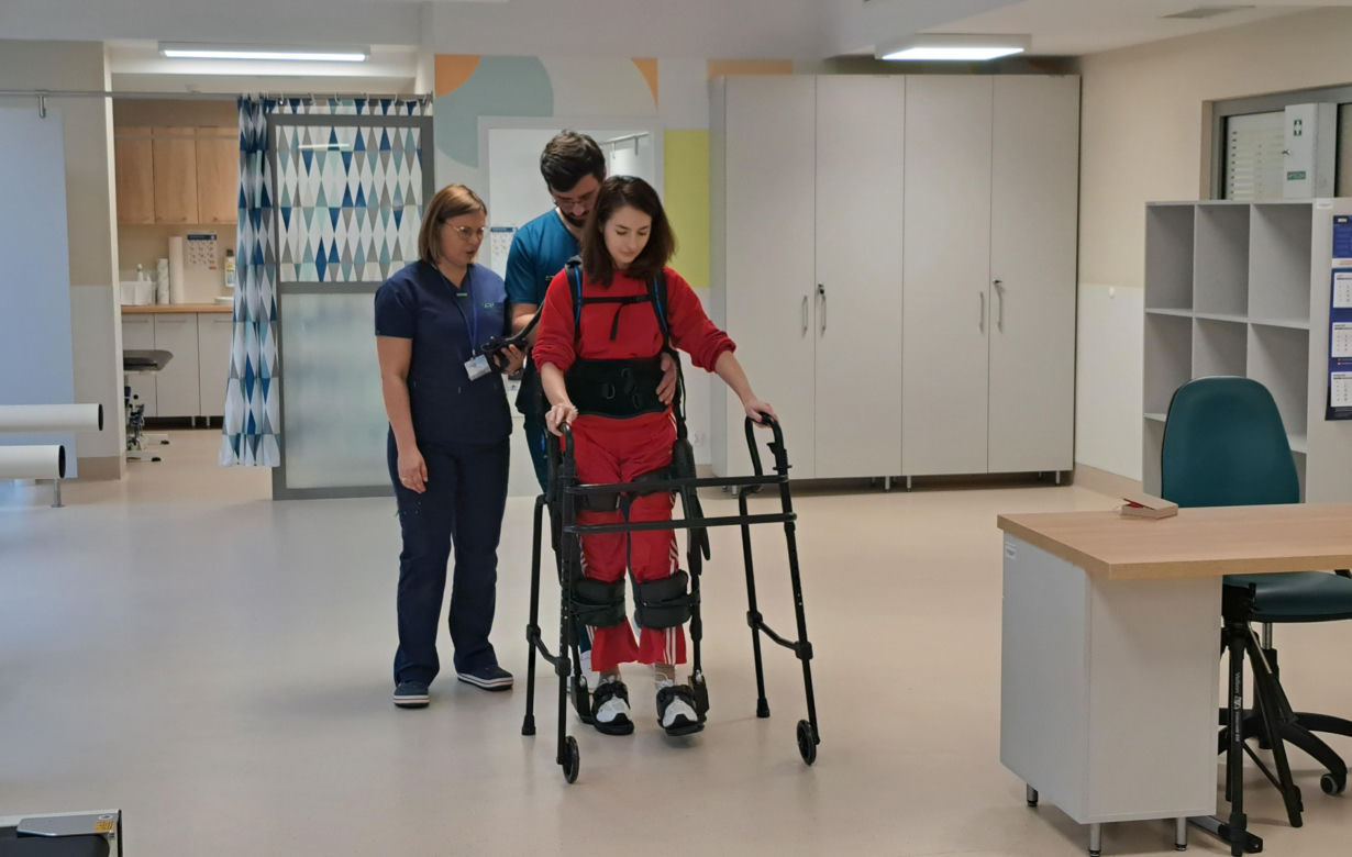 Remont Ośrodka Rehabilitacji i pokaz użycia egzoszkieletu - Szpital im. św. Łukasza w Tarnowie