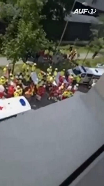 Strzelanina w szkole w Austrii. Przerażające nagrania