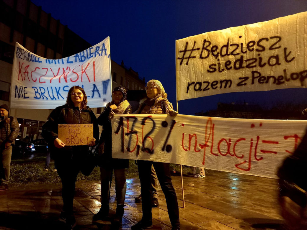 Jarosław Kaczyński odwiedził w sobotę Przemyśl. Przywitali go zwolennicy i … przeciwnicy