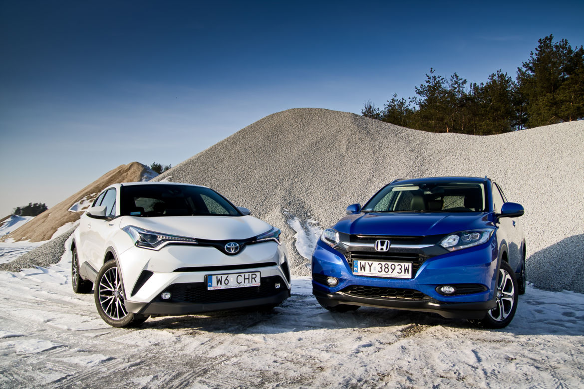 Toyota C-HR 1.8 Hybrid vs. Honda HR-V 1.5 i-VTEC