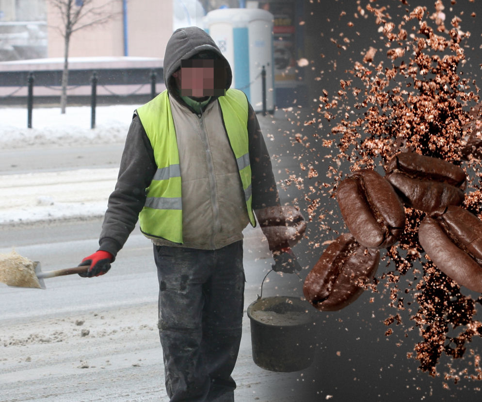  Kawa zamiast piasku i soli? Radni chcą posypywać chodniki fusami