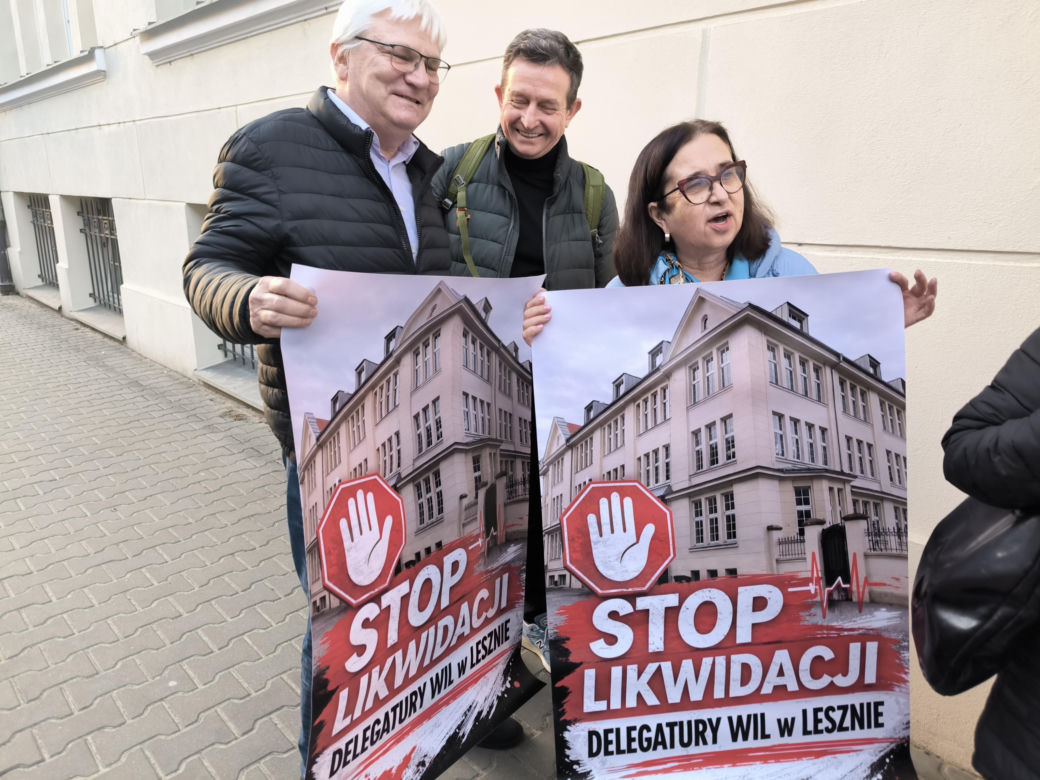 Pikieta Lekarzy w Lesznie