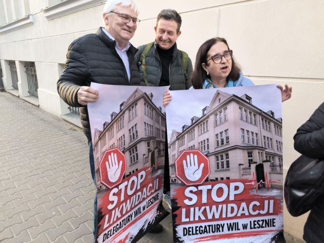 Pikieta Lekarzy w Lesznie