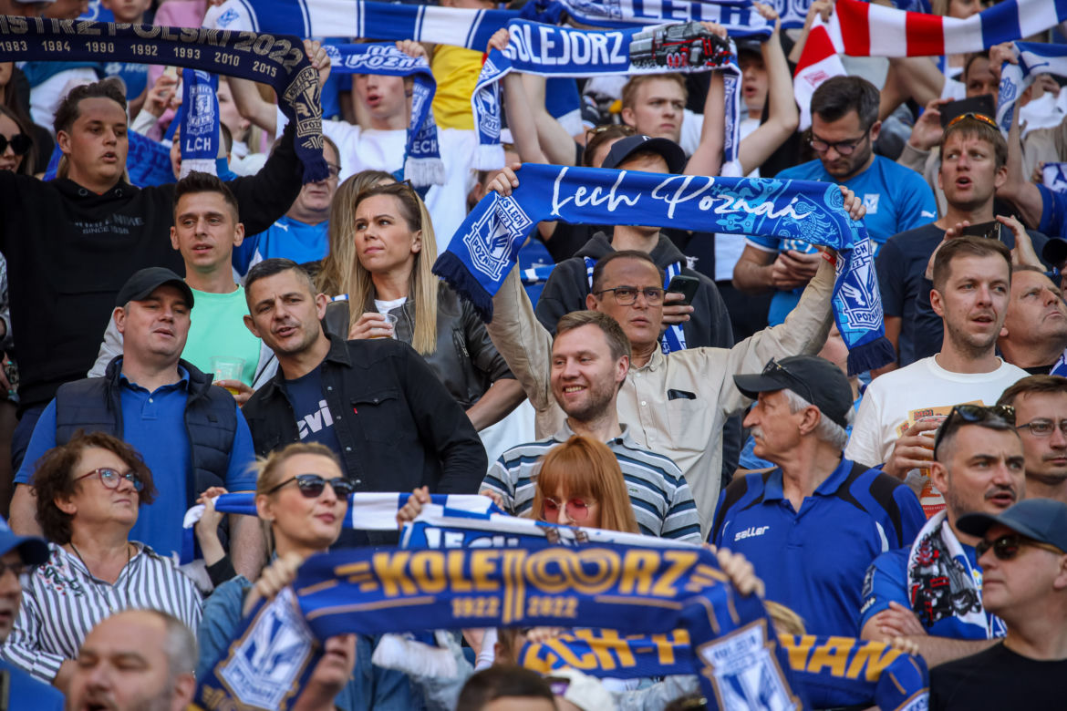 Tak bawili się kibice na meczu Lech Poznań - Jagiellonia Białystok