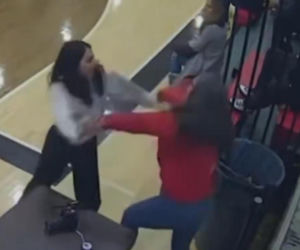 Bijatyka matek i ojców w katolickiej szkole! Ich dzieci patrzyły