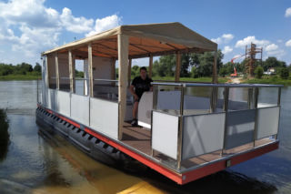 Start spływów katamaranem na trasie pomiędzy Korczewem a Drohiczynem [AUDIO, WIDEO]