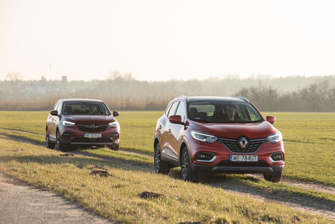 Renault Kadjar TCe 140 FAP vs Opel Grandland X 1.5 Diesel 130 KM Start/Stop AT8