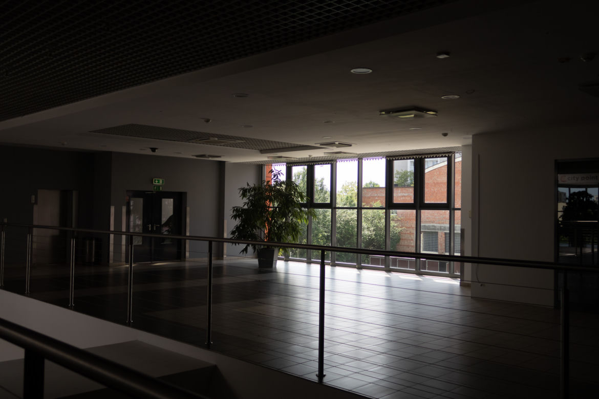 Duże centrum handlowe na sprzedaż. W środku klimat jak z „The Last of Us”