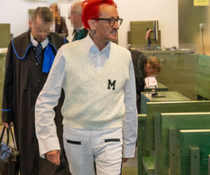 Michał Wiśniewski w sądzie. Nie miał czasu, żeby się przebrać
