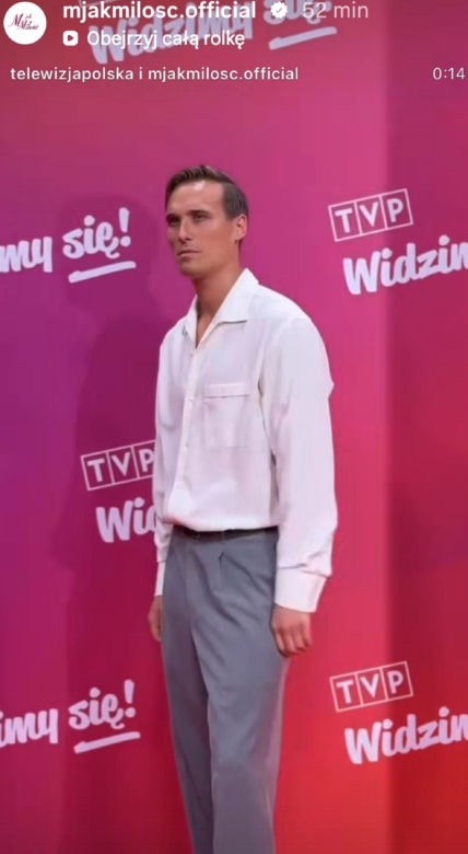 Maurycy Popiel - M jak miłość. Ramówka TVP