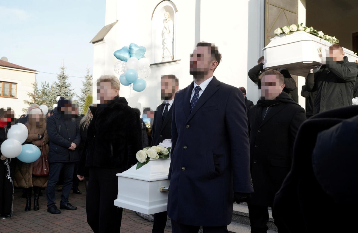 Pogrzeb Ireny Rupińskiej i jej wnuczka