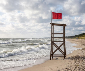 Sinice Rowy. Czy w Rowach można się kąpać 18.08? Flaga, warunki pogodowe