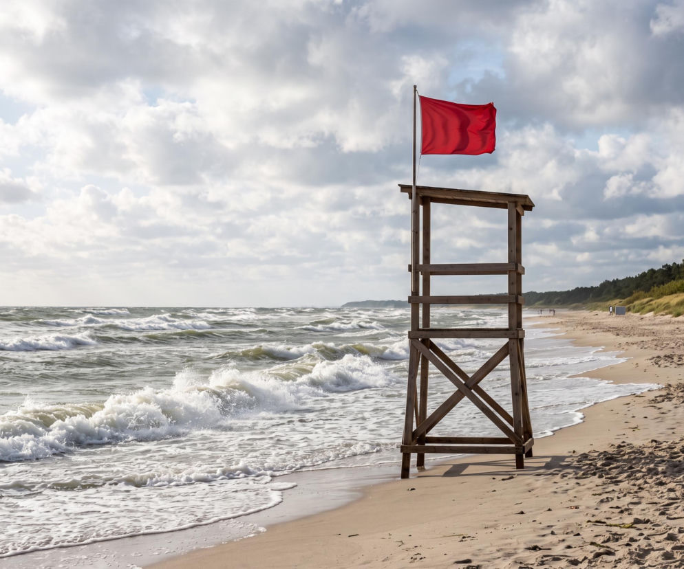 Sinice Rowy. Czy w Rowach można się kąpać 18.08? Flaga, warunki pogodowe