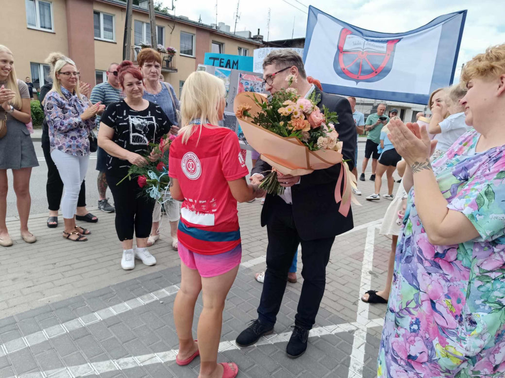Powitanie Oliwii Rusoń w Radzyniu Chełmińskim