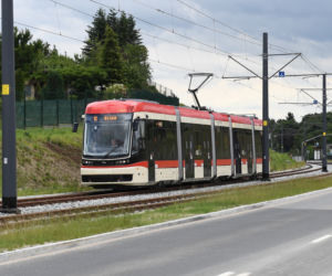 Tramwaje na alei Adamowicza [ZDJĘCIA]