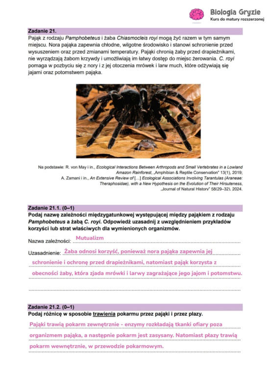 Matura 2026 biologia ROZSZERZONA: WSZYSTKIE odpowiedzi do arkusza CKE 8.05.2026