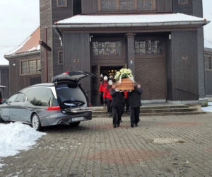 Pogrzeb górnika z kopalni Bielszowice