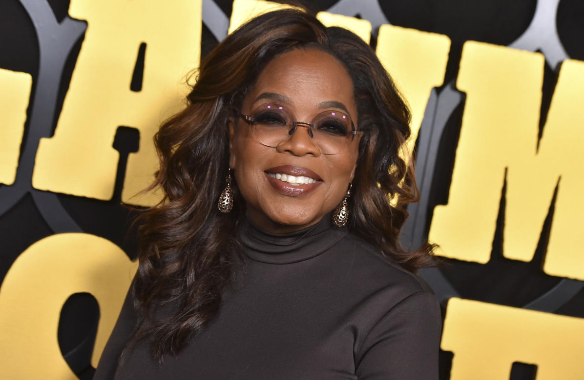Szok! To jest Oprah Winfrey. Trudno ją teraz rozpoznac