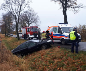  Wypadek na drodze powiatowej Strubno – Pakosze.