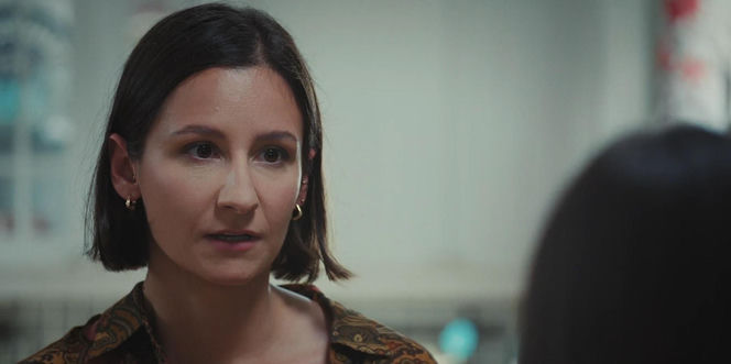 M jak miłość odc. 1889. Agnes (Amanda Mincewicz), Basia (Karina Woźniak)