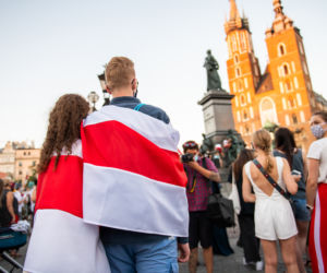 Kraków solidarny z Białorusią