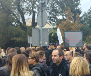 Czarny protest w Warszawie 22 września
