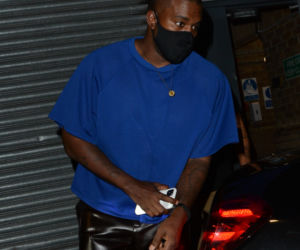 Kanye West i North West w bluzie wyborczej taty
