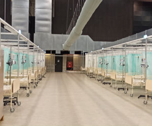 Szpital tymczasowy w MCK prawie gotowy