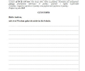 Matura niemiecki podstawa 11