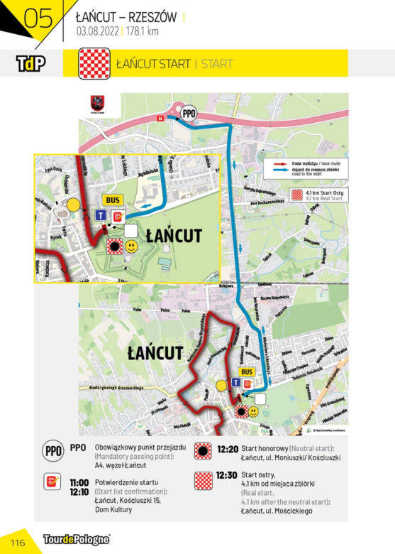 Tour de Pologne 2022: Trasa