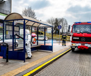 OSP będzie dezynfekować miejsca publiczne