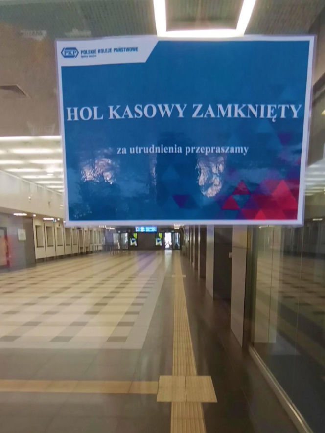 Awaria na dworcu w Szczecinie