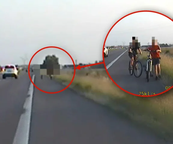 Kierowcy  dzwonili na 112. Dzieci na rowerach jechały pod prąd trasą S17
