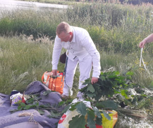 Zasiedli W Kręgu i odprawili Kupalnockę na Wyspie Młyńskiej w Iławie
