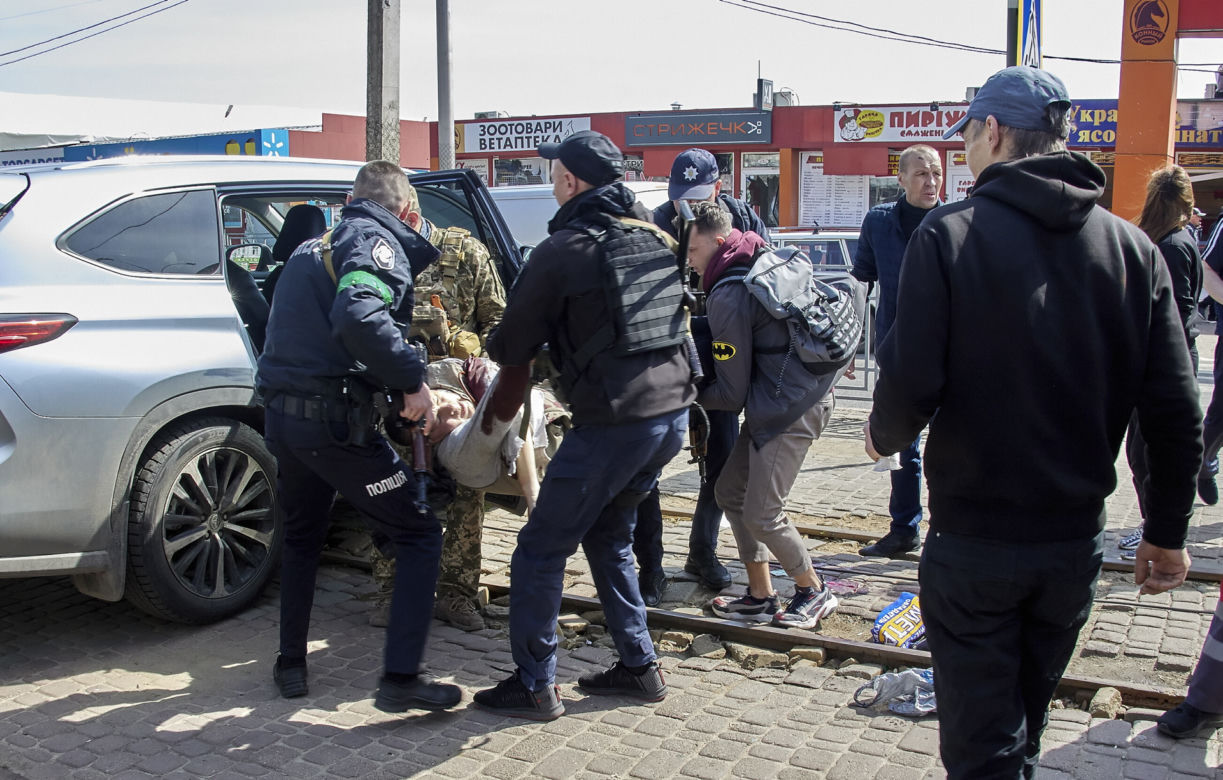 Wojna na Ukrainie. Ostrzały w Charkowie