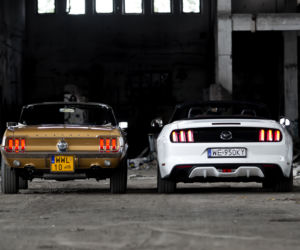 Ford Mustang Convertible 1968 & Ford Mustang Convertible 2015