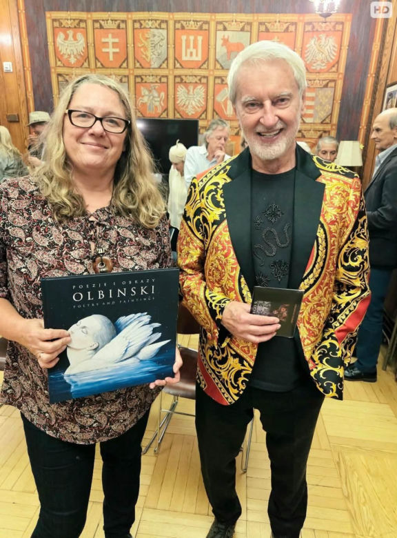 Rafał Olbiński o "Poezji i obrazach" w Nowym Jorku