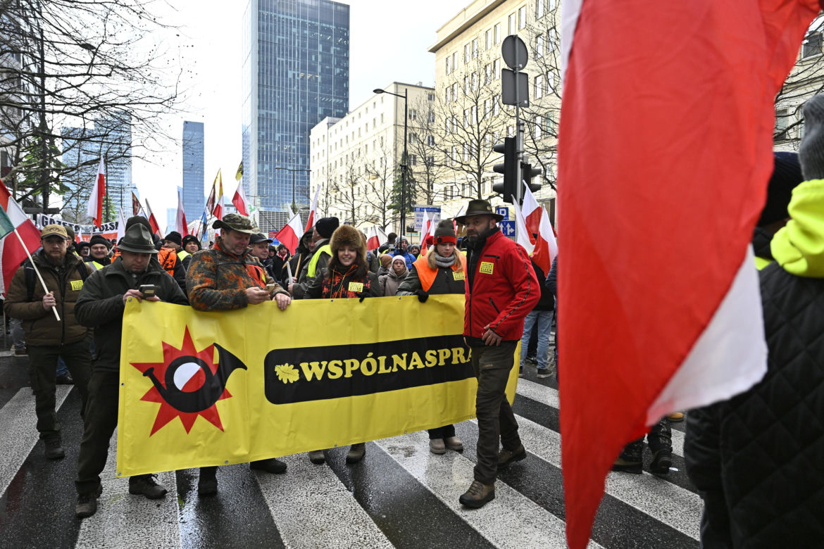 Protest rolników w Warszawie (3.01.2025)