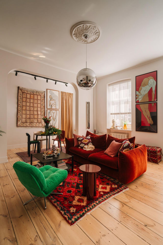 Spotkanie kultur w łódzkim mieszkaniu. Zdjęcia