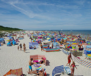 Parawany na plaży